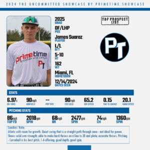 pt showcase, primetime, uncommitted showcase, florida baseball